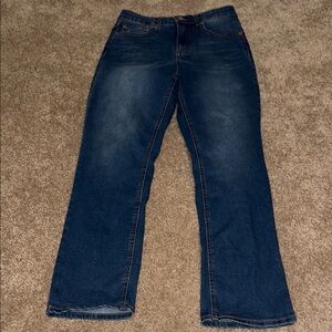 Frye Blue Straight Leg Jeans with Rich Indigo Wash - size 6/28. R